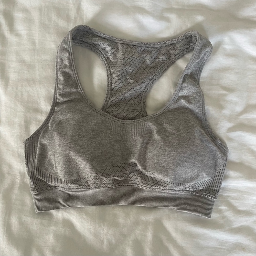 Forever 21 Light Grey Sports Bra